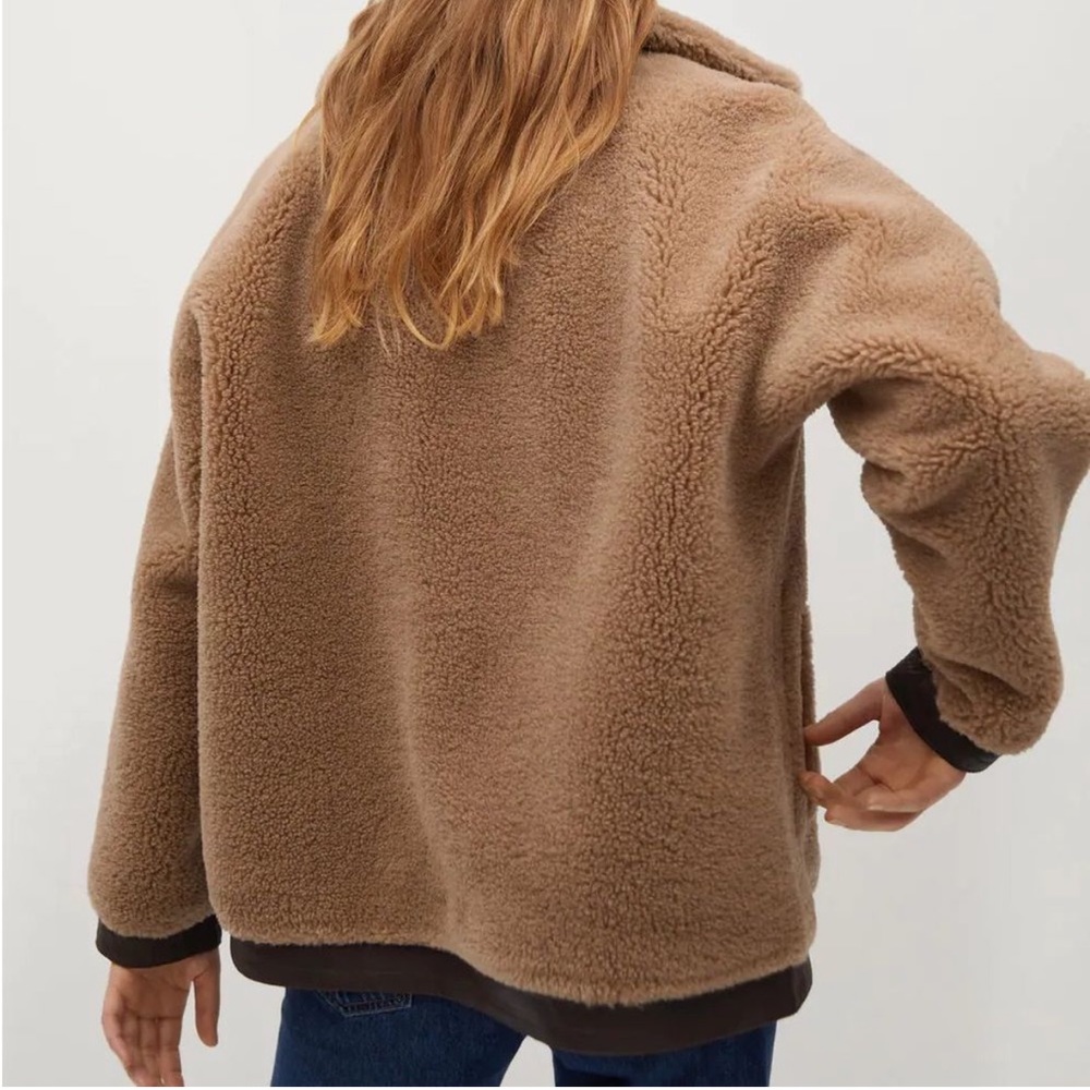 Mango Faux Shearling Reversible Jacket - image 5